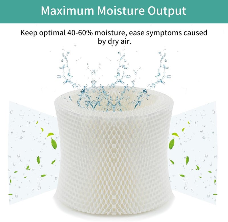 SUNRRA 4-Pack MAF2 Humidifier Filter Compatible with Aircare MA0800, MA0600, Kenmore 17006, 15408, Esscik Air MiostAIR MA0800, MA0600 - Image 3